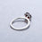 2.36Ct Natural Red Garnet on Sterling Silver Ring